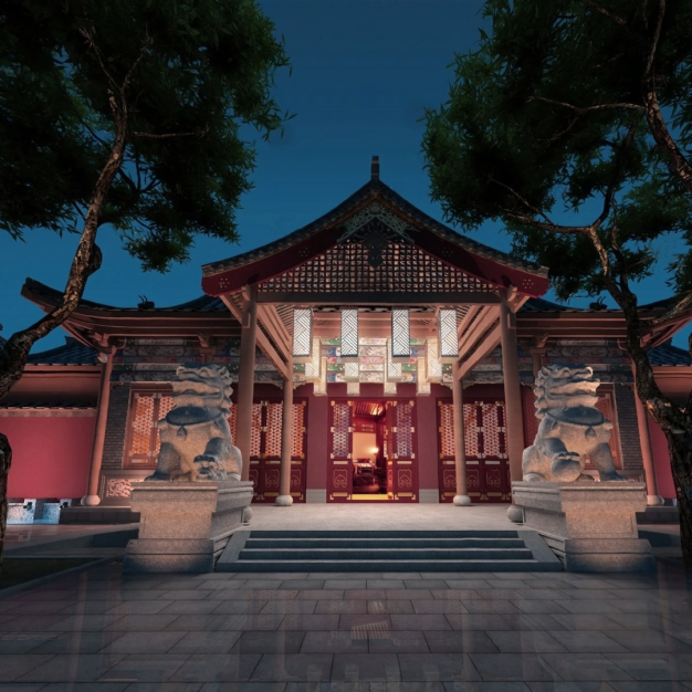 古建门头3D模型